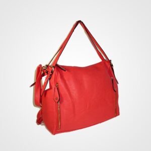 bright red bag